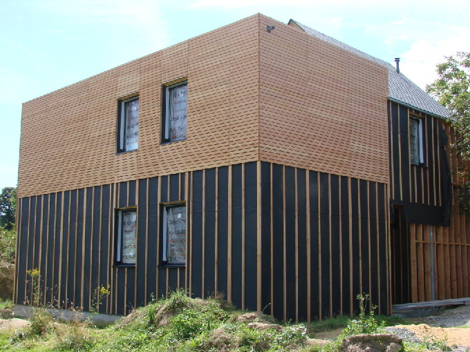 Exemple de maison R+1 ralise en un temps record par So Wood