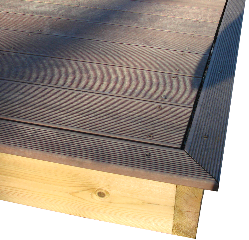 Exemple de finition/habillage de la terrasse