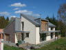 Rendu extrieur aec finitions zinc, enduit et bardage bois